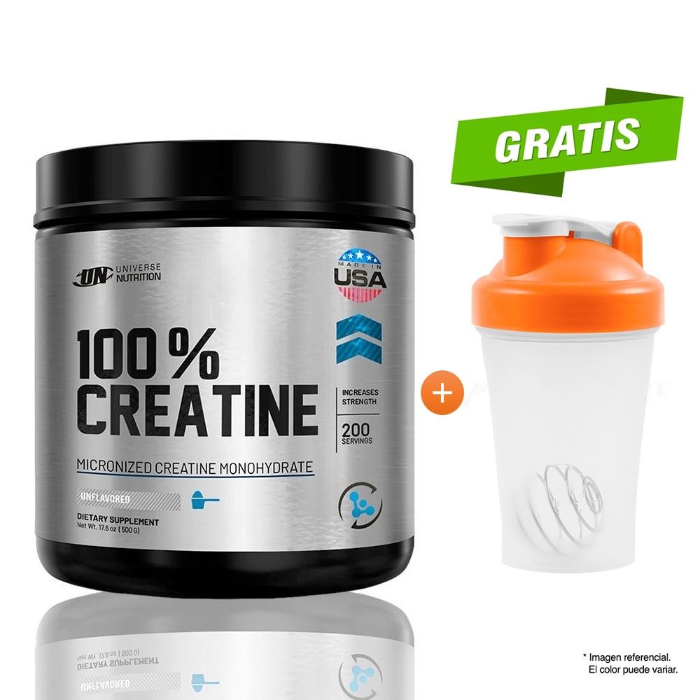 CREATINE 100% AMERICANA 500 G. UNIVERSE NUTRITION